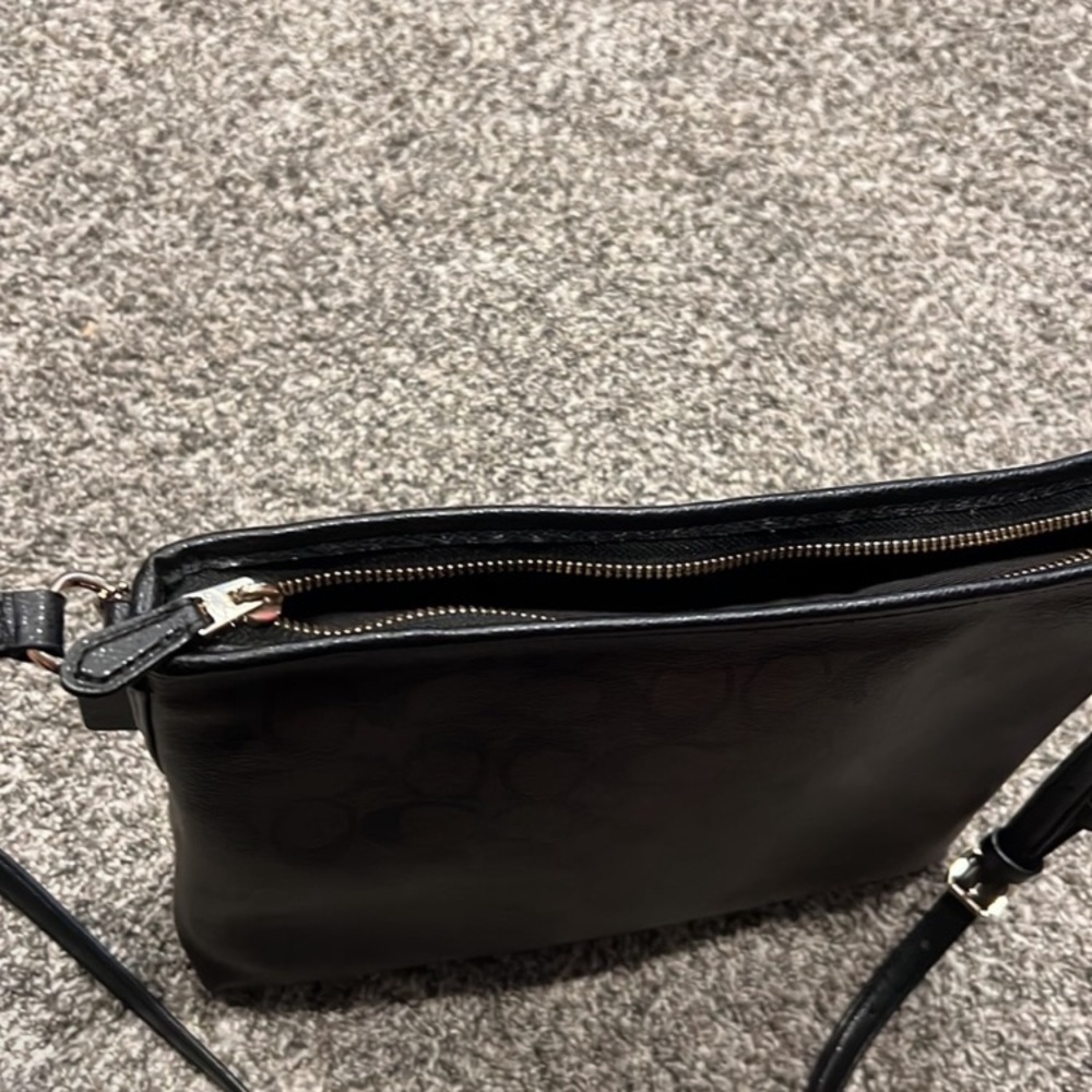 Coach Signature Crossbody Bag Black & Brown (F34938) - Picture 10 of 14